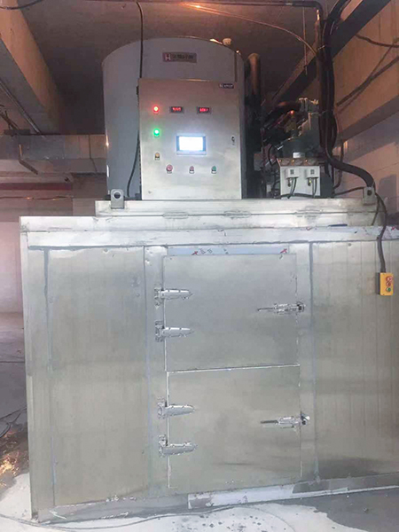 华豫兄弟8吨片冰机交付江苏某食品厂使用(图2)